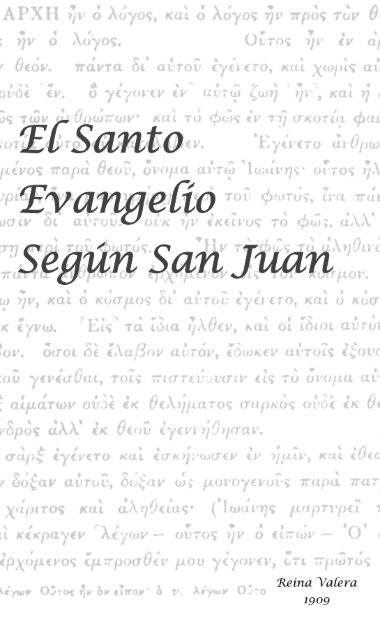 Portada del Evangelio de Juan